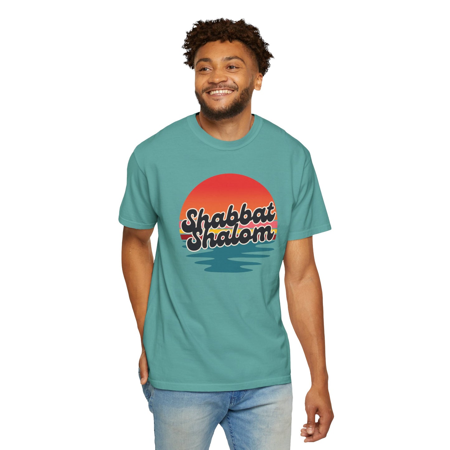Sunset Shabbat Shalom T-shirt
